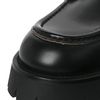 Gucci Cordovan Lux Womens Harald Horsebit 25mm Platform Loafers 41 Black 11 of 12