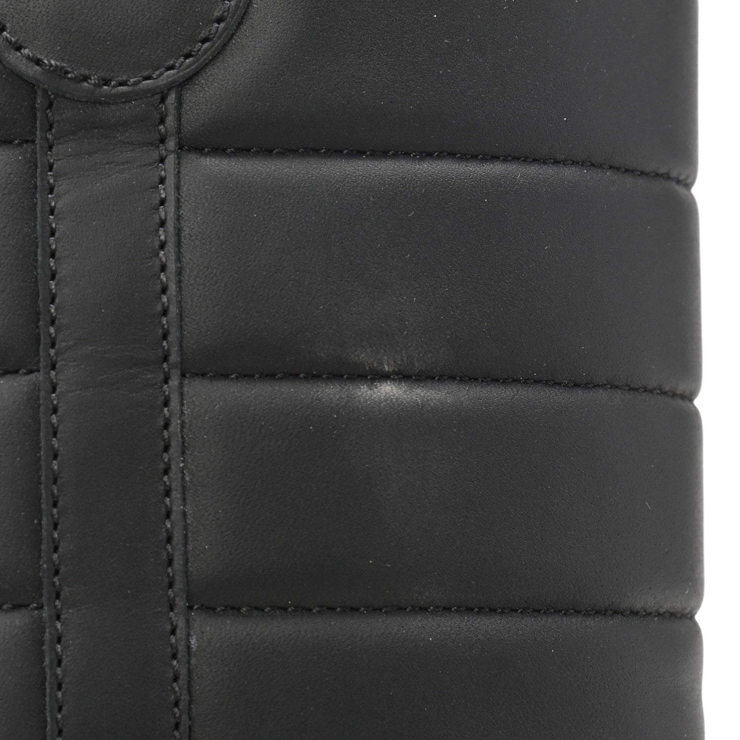 Chanel Calfskin Star Quilted Biker Boots 37 Brown 10 of 10