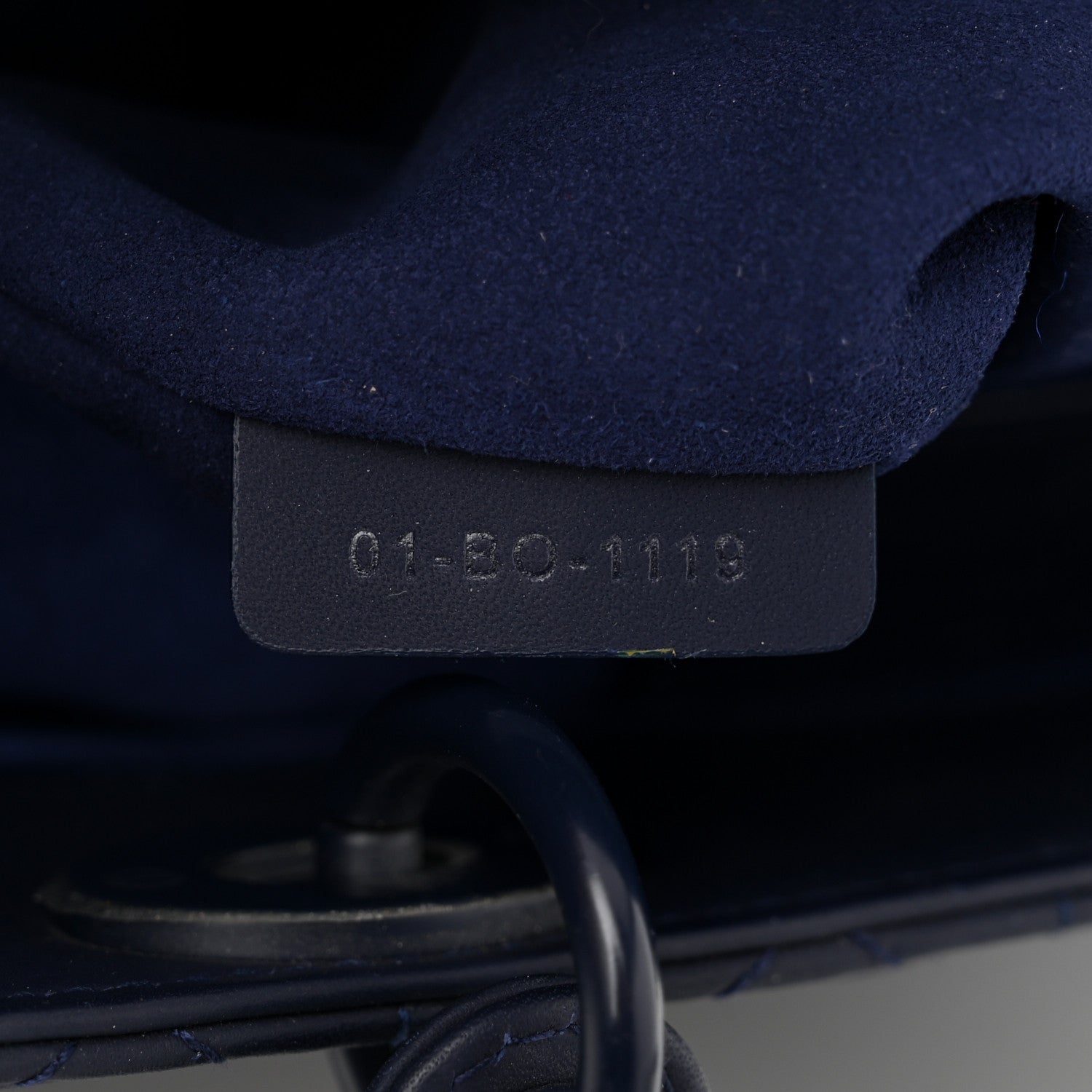 Christian Dior Ultra Matte Calfskin Cannage Large Lady Dior Blue 7 of 10