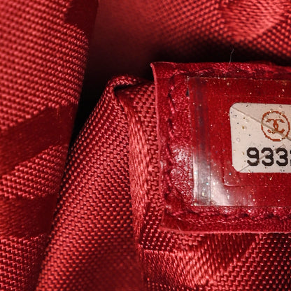 Chanel Rabbit Fur Harlequin Shoulder Bag Red 7 of 10