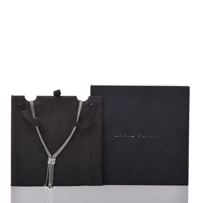 David Yurman Sterling Silver Diamond Pave Confetti Drop Necklace 7 of 7