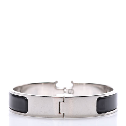 Hermes Enamel Narrow Clic Clac H Bracelet PM Black 3 of 4