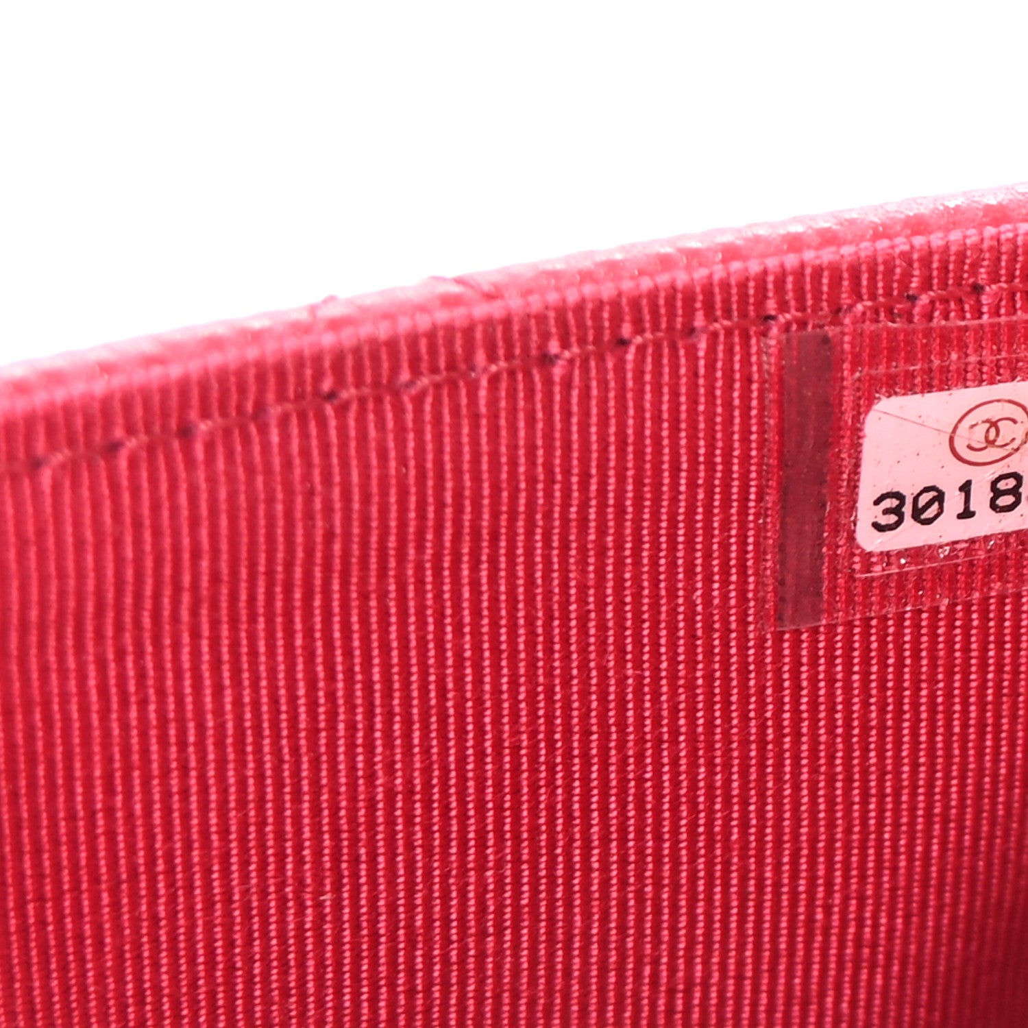 Chanel Caviar Quilted Wallet on Chain WOC Dark Pink 8 of 12