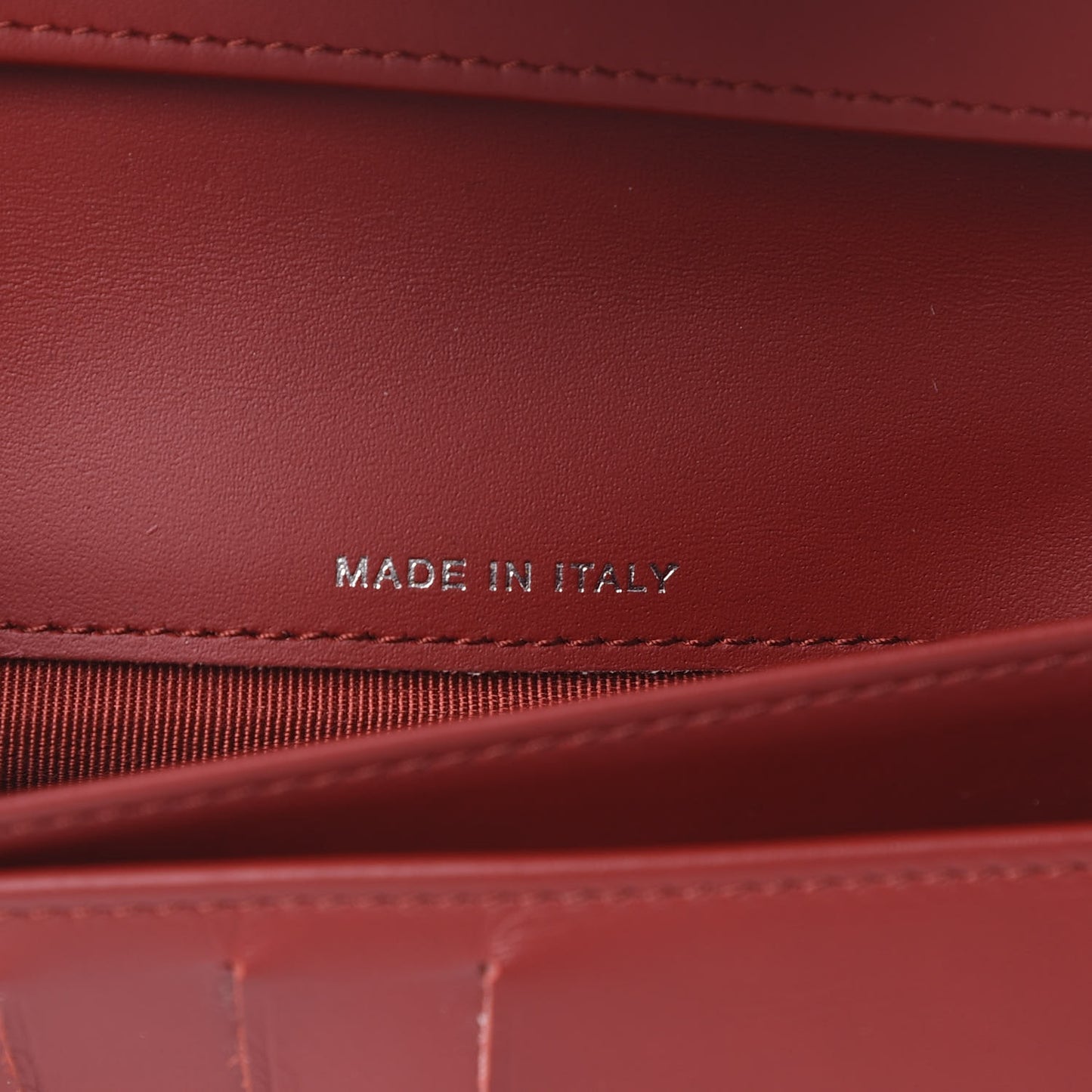 Caviar Quilted Long Flap Wallet Red