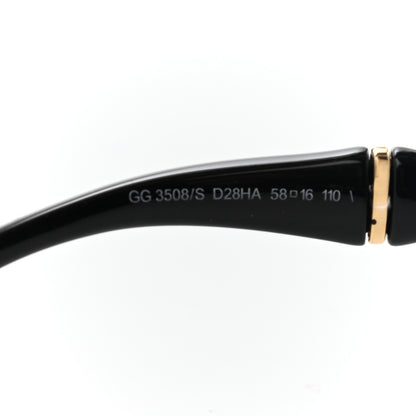 Gucci Acetate Bamboo Effect Sunglasses GG3508/S Black 6 of 10