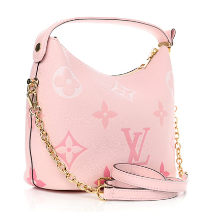 Louis Vuitton Empreinte Monogram Giant By The Pool Marshmallow Hobo PM Bouton De Rose 3 of 10