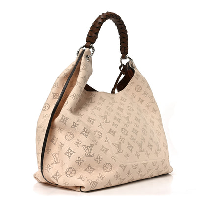Louis Vuitton Mahina Carmel Hobo Creme 3 of 9