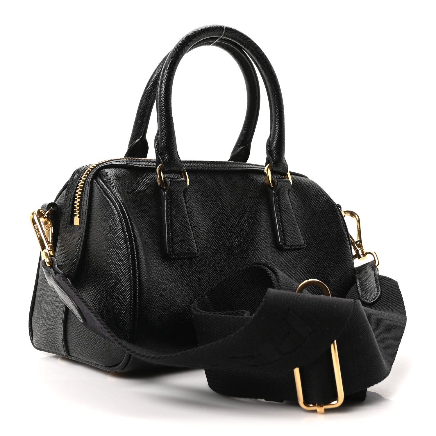 バッグ PRADA SAFFIANO LEATHER MINI BOSTON BAG Prada Saffiano Lux Mini Boston Crossbody Bag Black 1835566