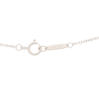 Tiffany 18K White Gold Diamond Mini Cross Pendant Necklace 5 of 5