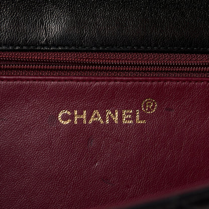 Chanel Lambskin Quilted Medium Single Flap Black 8 of 12