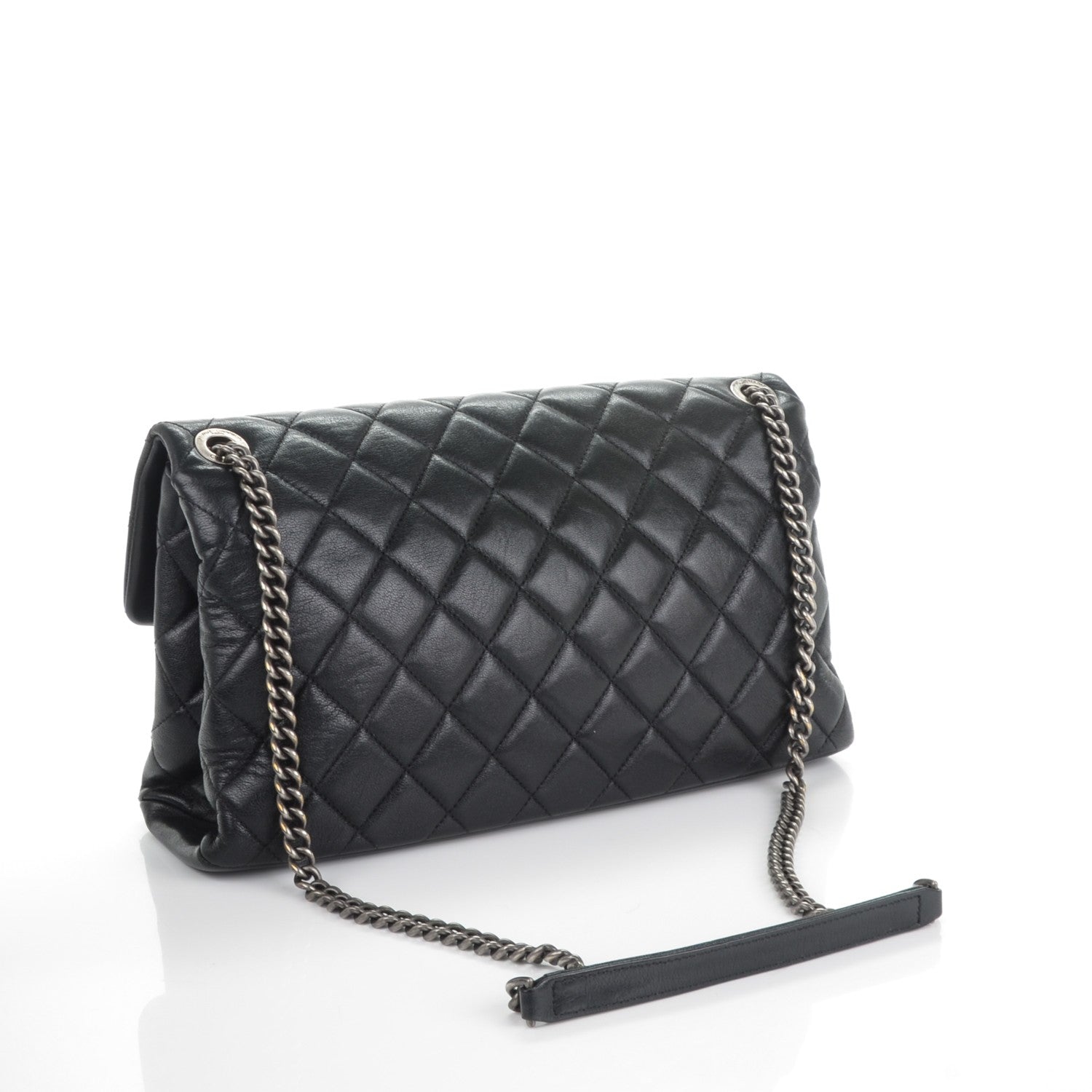 Chanel Goatskin Quilted Flap Black 3 of 8