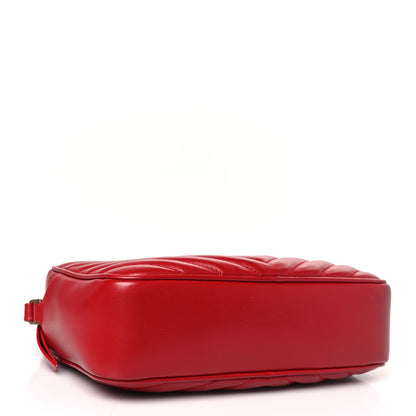 Saint Laurent Calfskin Matelasse Monogram Lou Camera Bag Rouge Eros 4 of 9