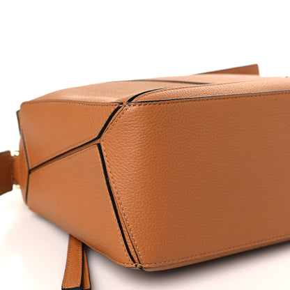 Loewe Soft Grained Calfskin Small Puzzle Bag Light Caramel 7 of 8