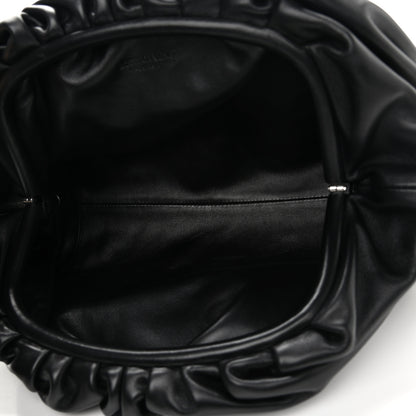Bottega Veneta Smooth Butter Calf The Pouch Oversized Clutch Black 5 of 9