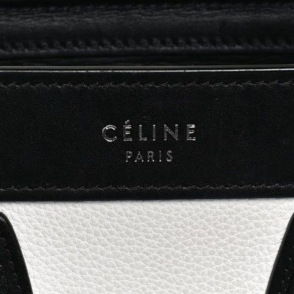 Celine Grained Baby Calfskin Nubuck Nano Tri-Color Luggage White 6 of 9