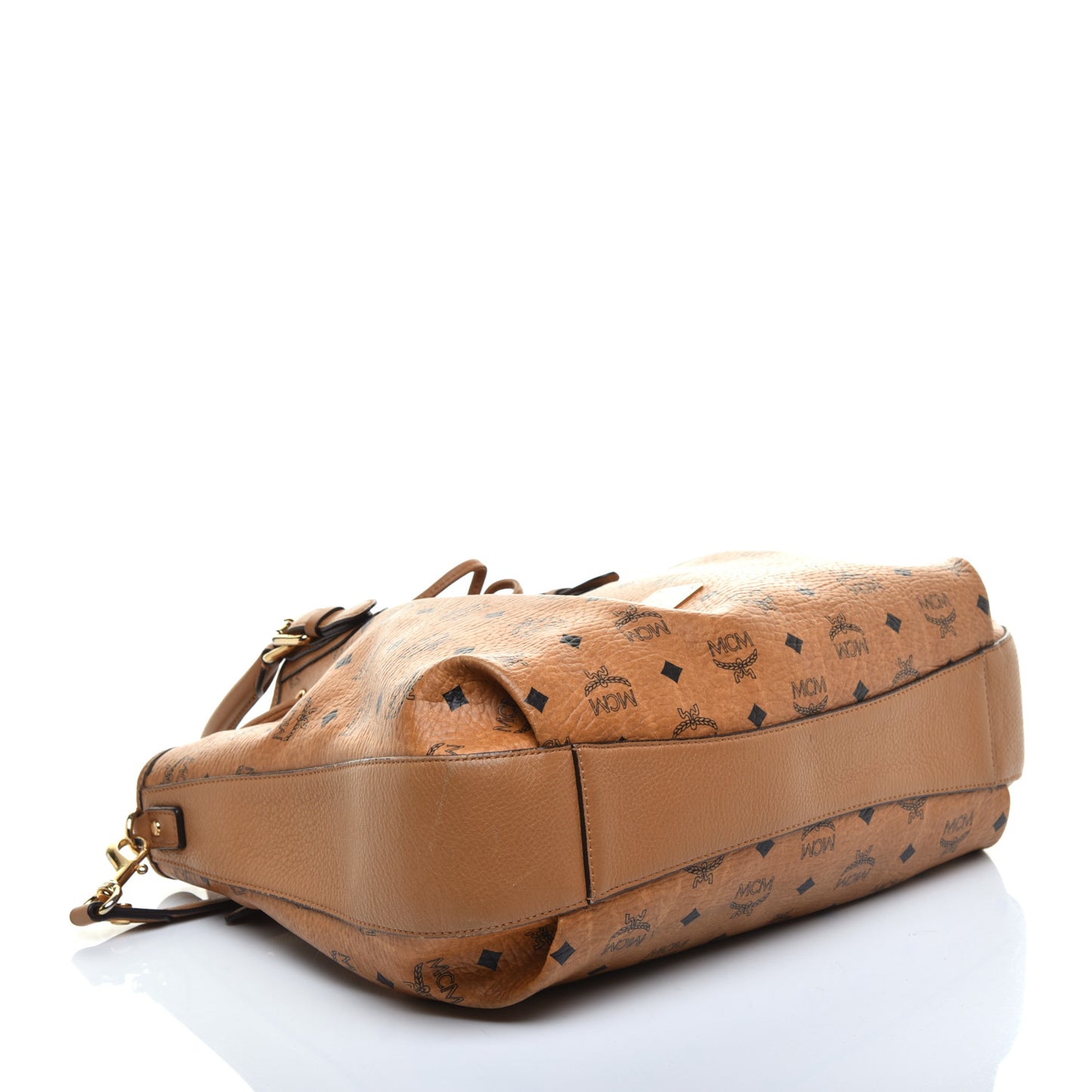 Visetos Medium Drawstring Shopper Cognac