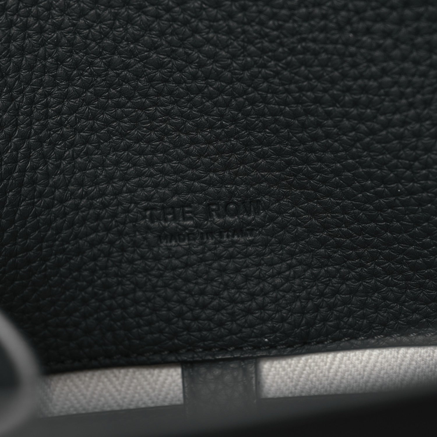 The Row Matte Grained Calfskin Soft Margaux 15 Black 6 of 10