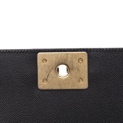 Chanel Caviar Quilted Medium Boy Flap Black 12 of 12