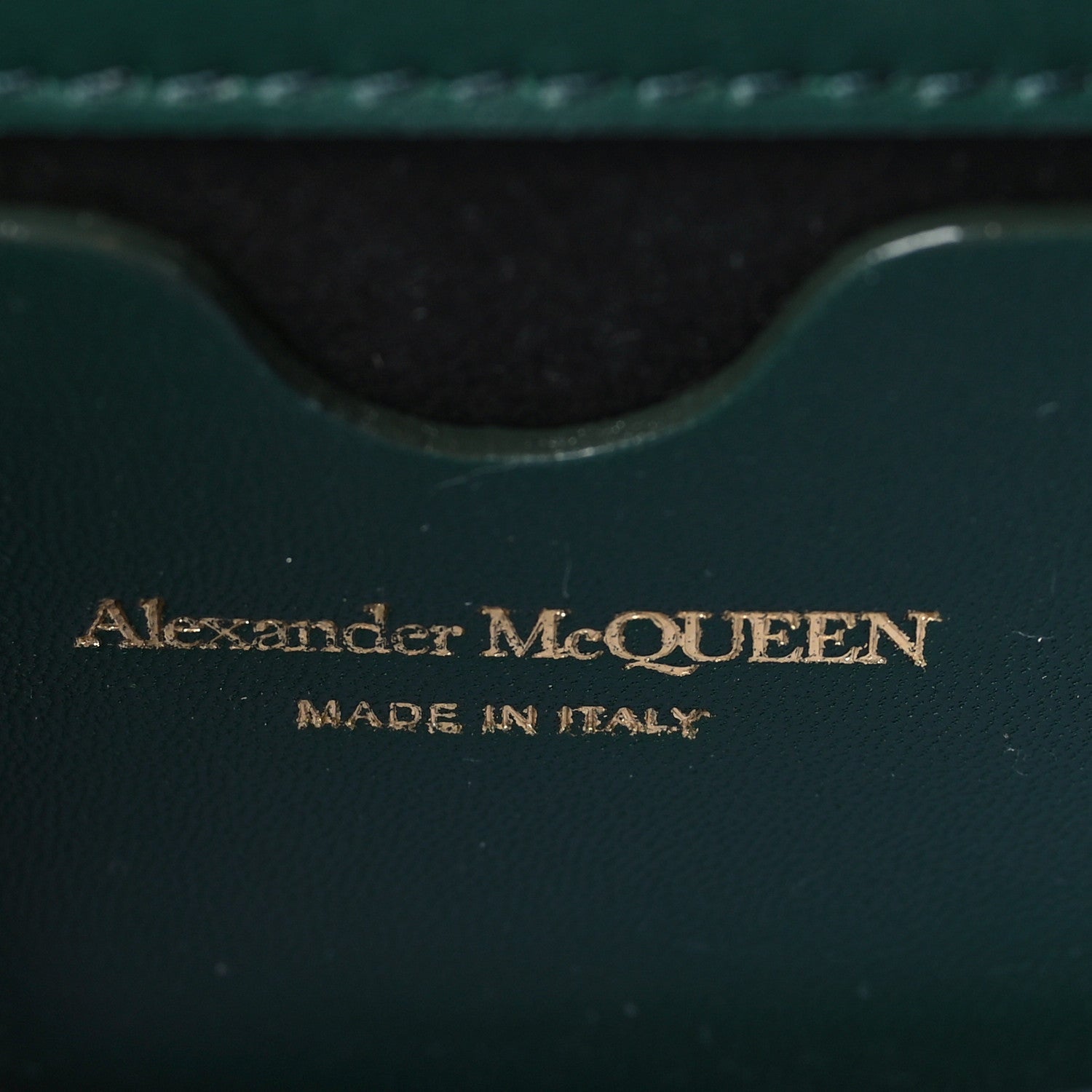Alexander McQueen Lambskin Quilted Knuckle Shoulder Bag Green 6 of 10