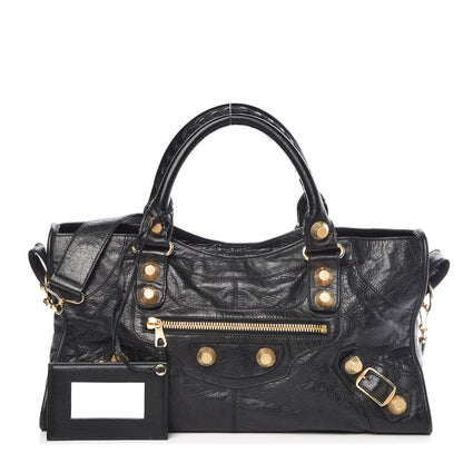 Balenciaga Agneau Giant 21 Gold Hardware Part Time Black 1 of 18