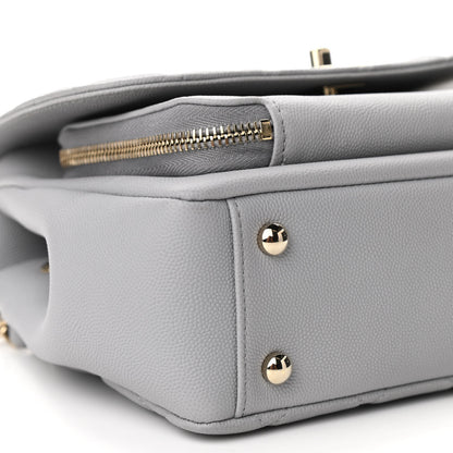 Chanel Caviar Quilted Medium Business Affinity Flap Grey 10 of 12