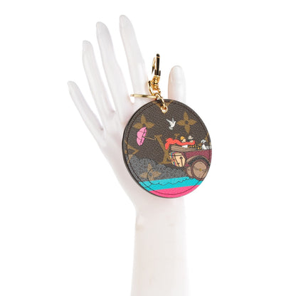 Louis Vuitton Monogram 2015 Christmas Animation Bag Charm Key Ring 2 of 7