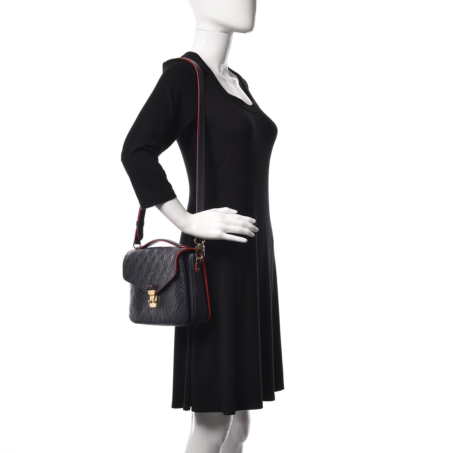 Empreinte Pochette Metis Marine Rouge