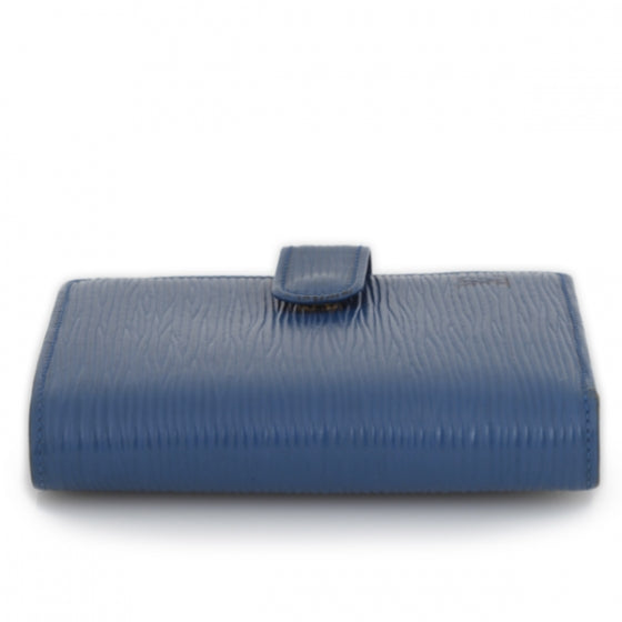 Louis Vuitton Epi Porte-Billets Compact Wallet Blue 3 of 12