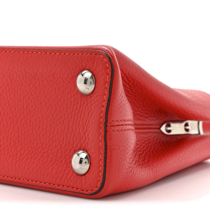 Louis Vuitton Taurillon Capucines BB Coquelicot 9 of 11