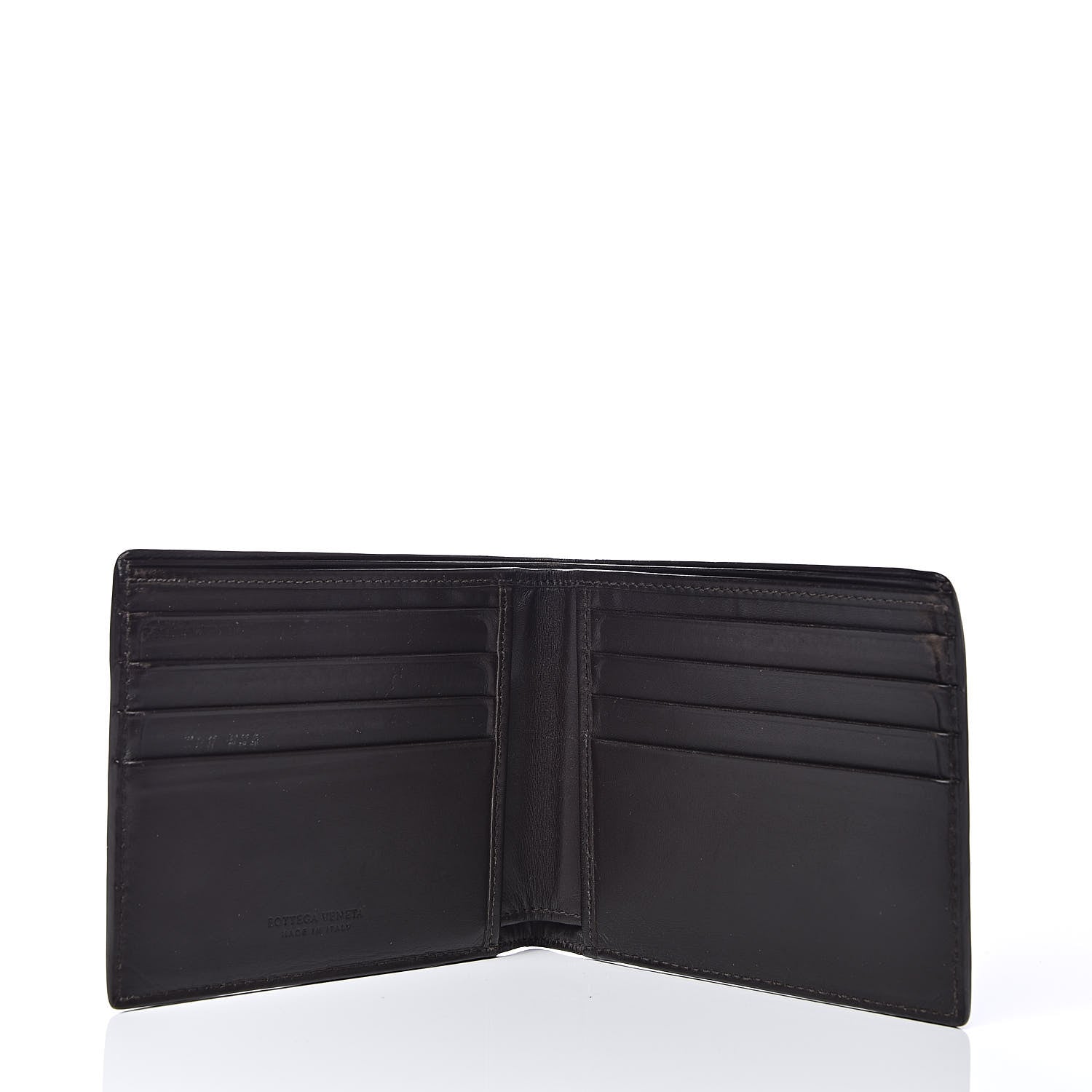 Bottega Veneta Nappa Intrecciato Bi-Fold Wallet Ebano 5 of 10