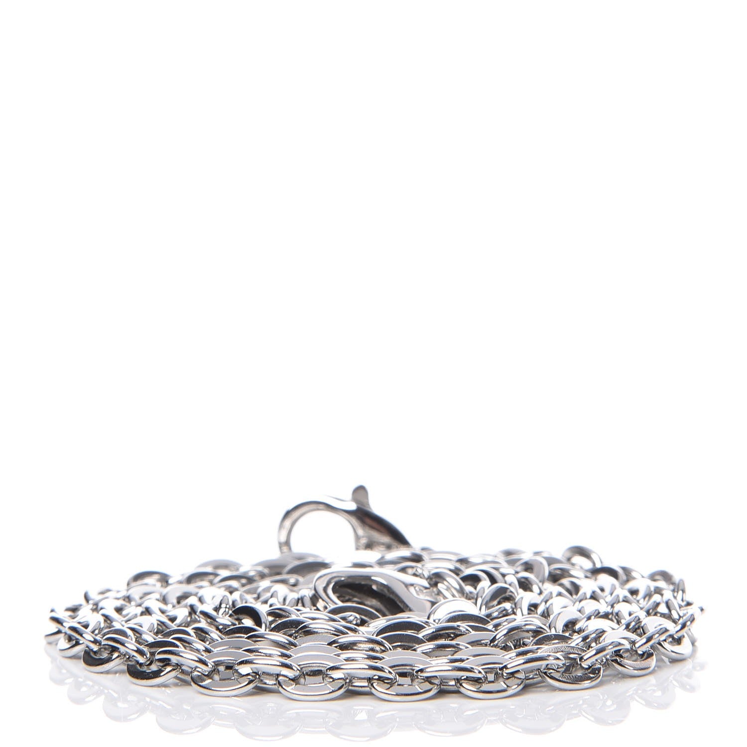 Louis Vuitton Felicie Chain Long Shoulder Strap Silver 2 of 4