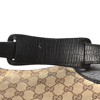 Gucci Monogram Hasler Hobo Dark Brown 13 of 14