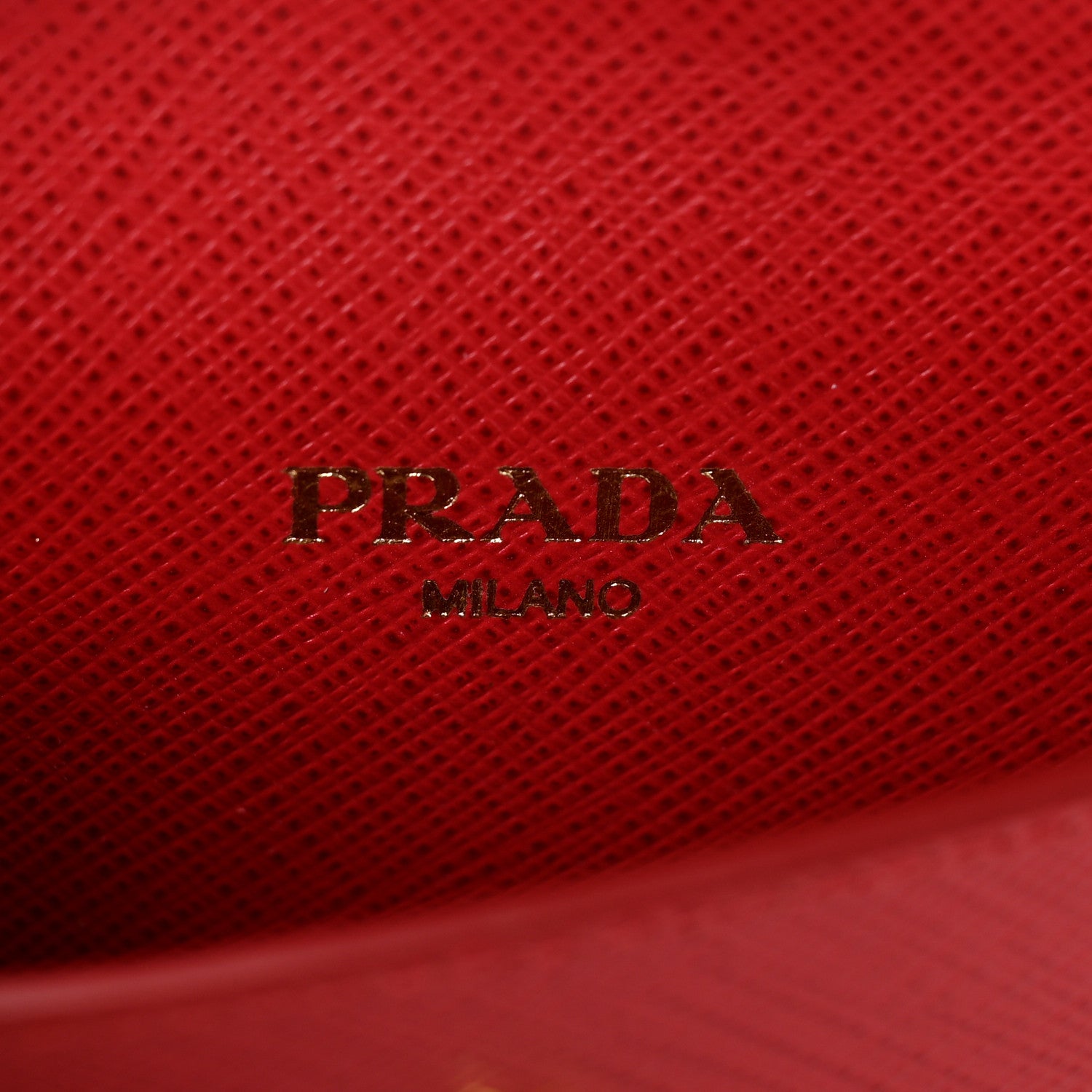Prada Saffiano Triangle Trick with Charm Key Chain Fuoco 6 of 8