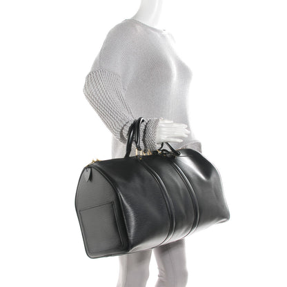 Louis Vuitton Epi Keepall 45 Black 2 of 7