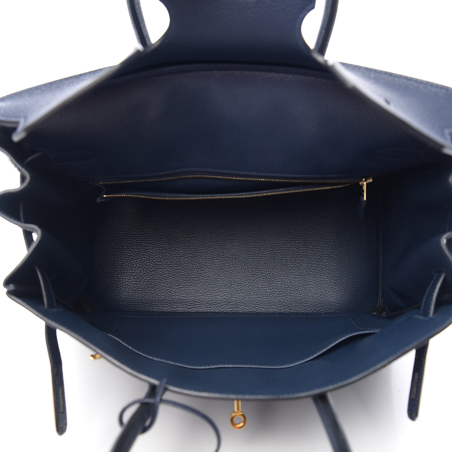 Hermes Taurillon Clemence Birkin 35 Bleu Abysse 4 of 9