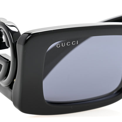 Gucci Acetate Chaise Rectangle Frame Sunglasses GG1325S Black 8 of 9