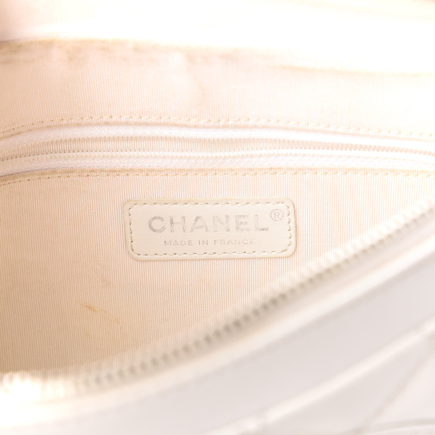 Chanel Caviar Quilted Timeless CC Shoulder Bag White 8 of 12