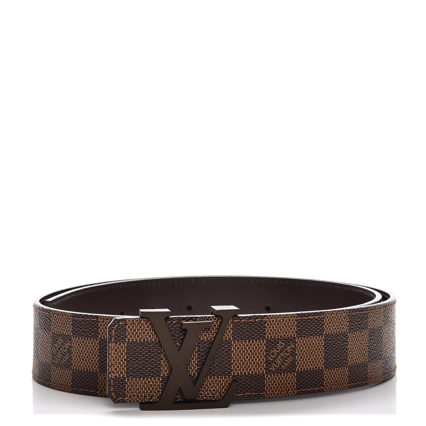 Damier Ebene 40mm LV Initiales Belt 95 38