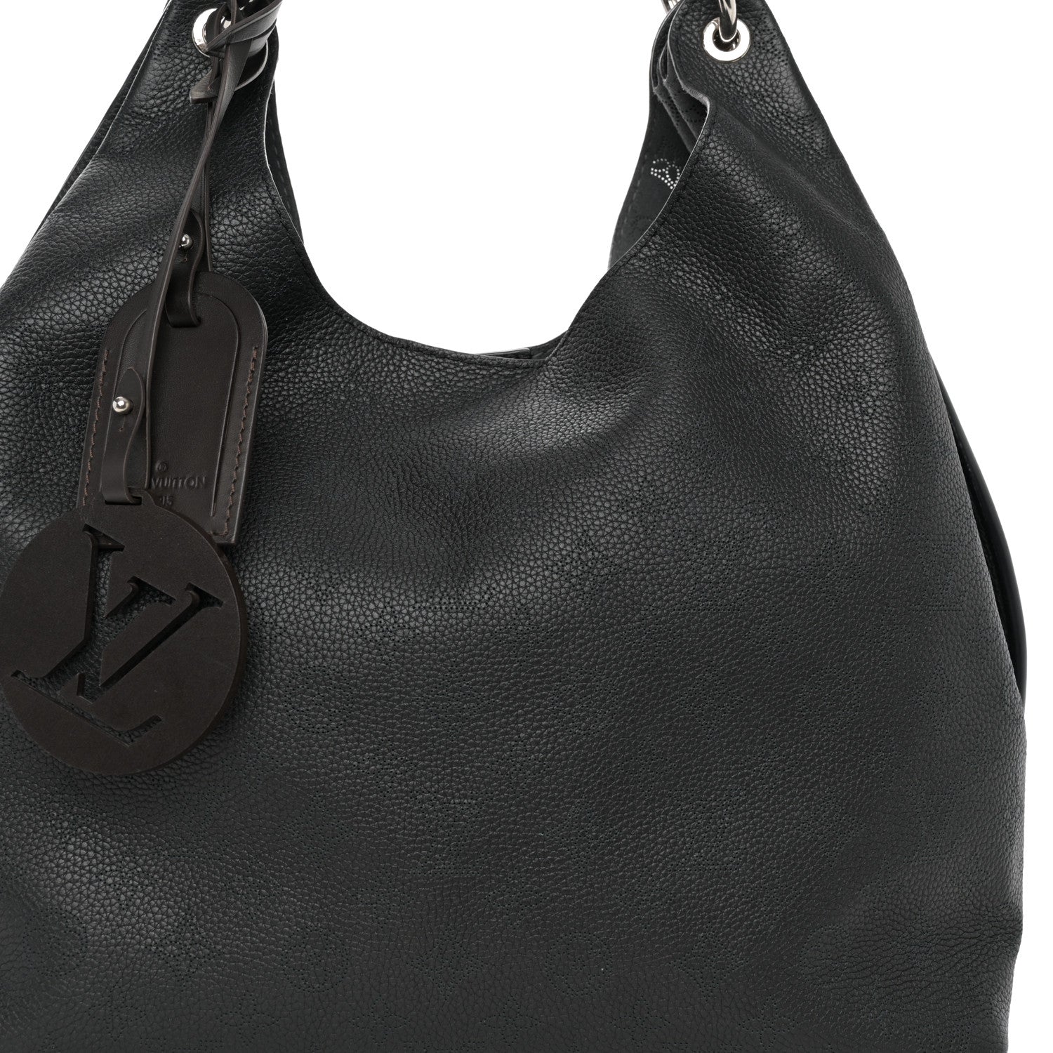 Louis Vuitton Mahina Carmel Hobo Black 7 of 10