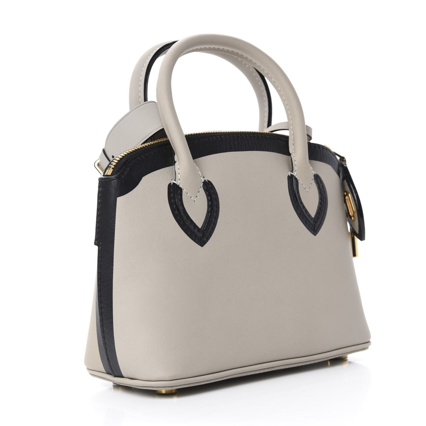 Cuir Obsession Lockit BB Gris