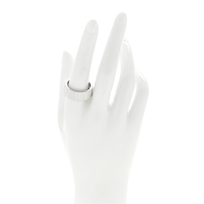 Buccellati 18K White Gold Macro For Men Eternelle Band Ring 61 9.5 2 of 5
