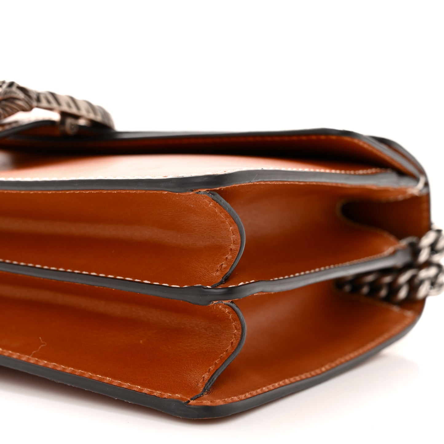 Calfskin Small Dionysus Shoulder Bag Harness Brown