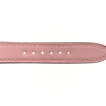 Hermes Swift Heure H Hour Watch Strap Rose Sakura 7 of 7