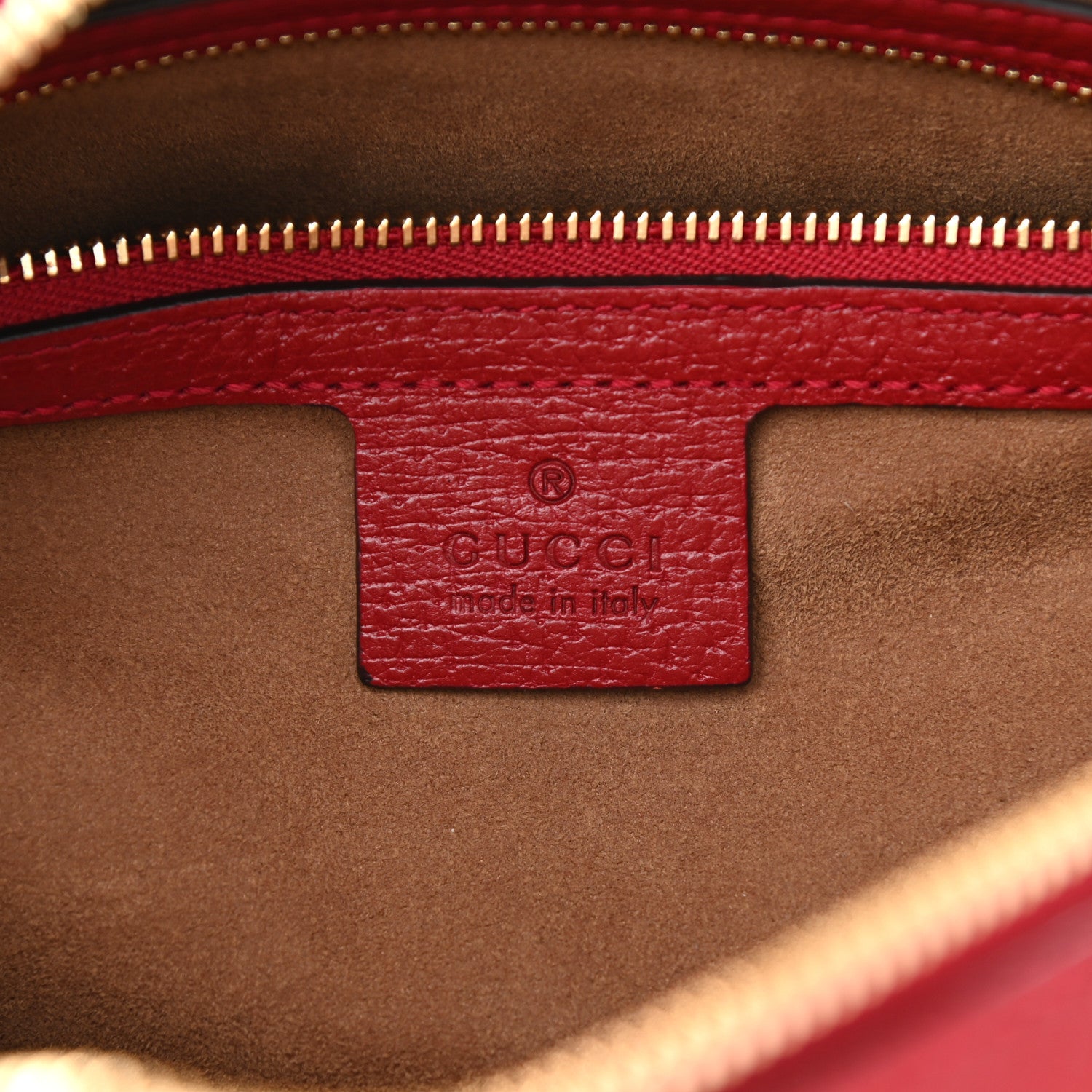 Gucci GG Supreme Monogram Tian Small Boston Beige Multicolor Red 6 of 12