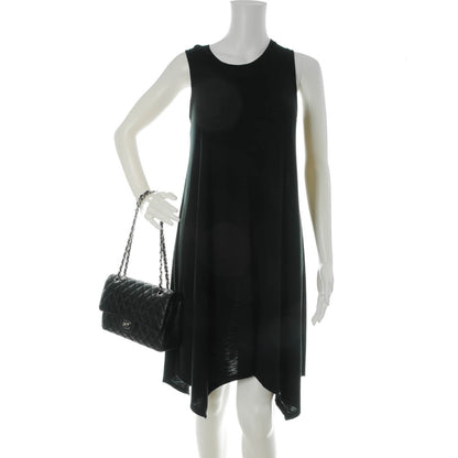 Chanel Caviar Quilted Medium Double Flap Black 2 of 8