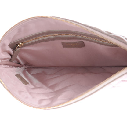 Chanel Iridescent Caviar Quilted Medium Cosmetic Case Beige 5 of 10