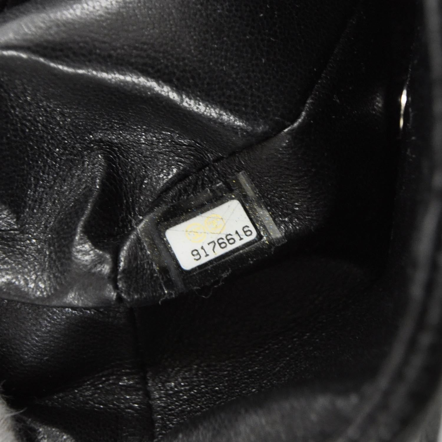 Chanel Caviar Quilted Mini Flap Black SHW 10 of 12