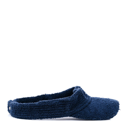 Chanel Cotton Terrycloth CC Visor Blue 4 of 7