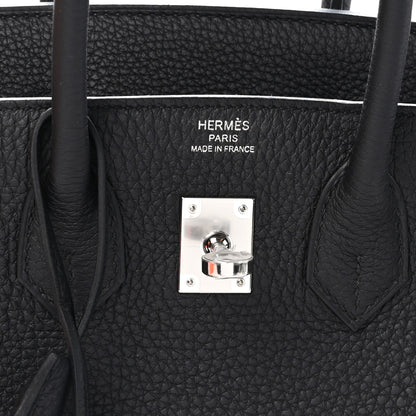 Hermes Togo Birkin 25 Black 6 of 11
