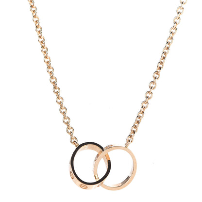 Cartier 18K Yellow Gold Interlocking LOVE Necklace 4 of 8